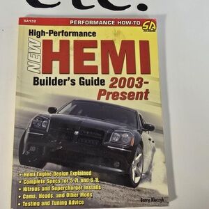 High-Performance New Hemi Builder's Guide 2003-Present" by Barry Kluczyk